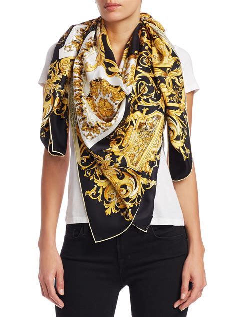 saks fifth avenue versace scarf|Versace Women's Designer Scarves .